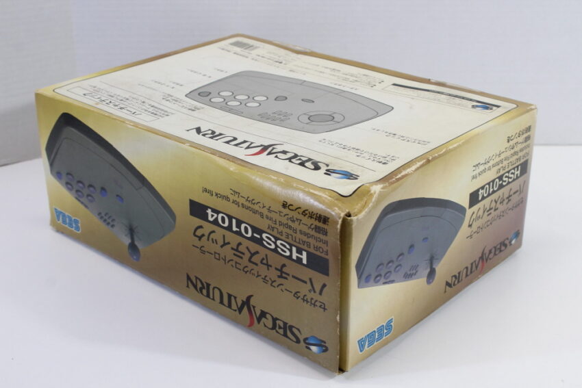 Official Sega Saturn Virtua Stick Arcade Controller HSS-0104 Gray (B) SEGA Saturn SS