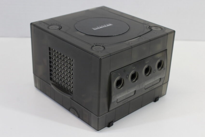 Nintendo GameCube Console & AC & HDMI Adapter Clear Transparent Black DOL-001 GC Play US Region Games White LED (A)
