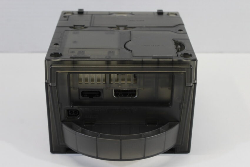 Nintendo GameCube Console & AC & HDMI Adapter Clear Transparent Black DOL-001 GC Play US Region Games White LED (A)