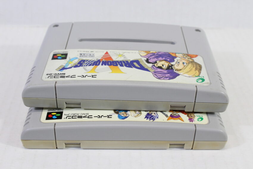 Lot of 2 Dragon Quest V 5 & VI 6 (C) Nintendo Super Famicom SFC