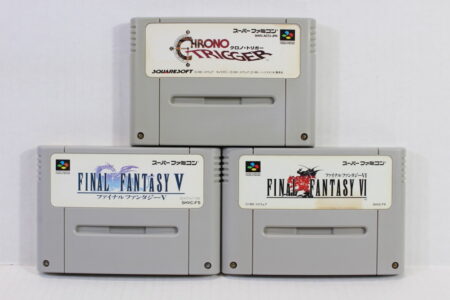 Lot of 3 Chrono Trigger & Final Fantasy V 5 VI 6 (C) Nintendo Super Famicom SFC