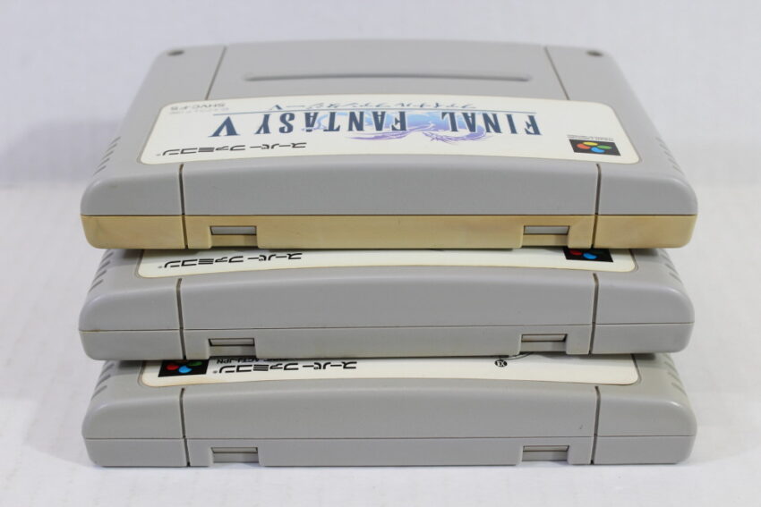 Lot of 3 Chrono Trigger & Final Fantasy V 5 VI 6 (C) Nintendo Super Famicom SFC