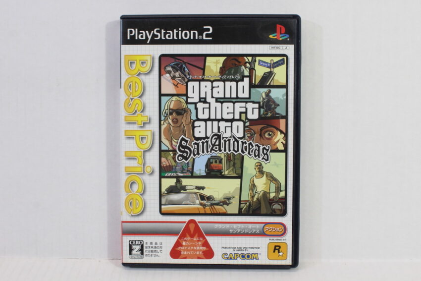 Grand Theft Auto San Andreas Best Price CIB W/ Map (B) SONY PlayStation 2 PS2