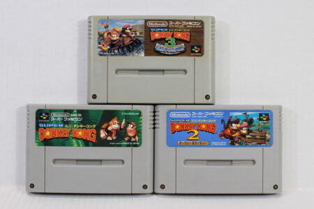 Lot of 3 Super Donkey Kong Country 1 2 3 (C) Nintendo Super Famicom SFC