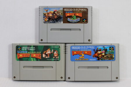 Lot of 3 Super Donkey Kong Country 1 2 3 (B) Nintendo Super Famicom SFC