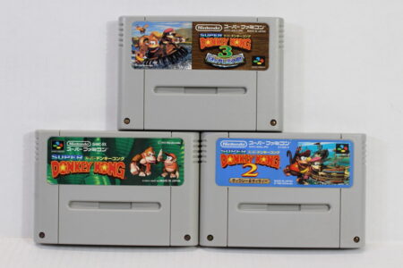 Lot of 3 Super Donkey Kong Country 1 2 3 (B) Nintendo Super Famicom SFC