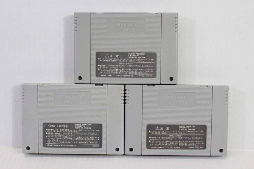 Lot of 3 Super Donkey Kong Country 1 2 3 (B) Nintendo Super Famicom SFC