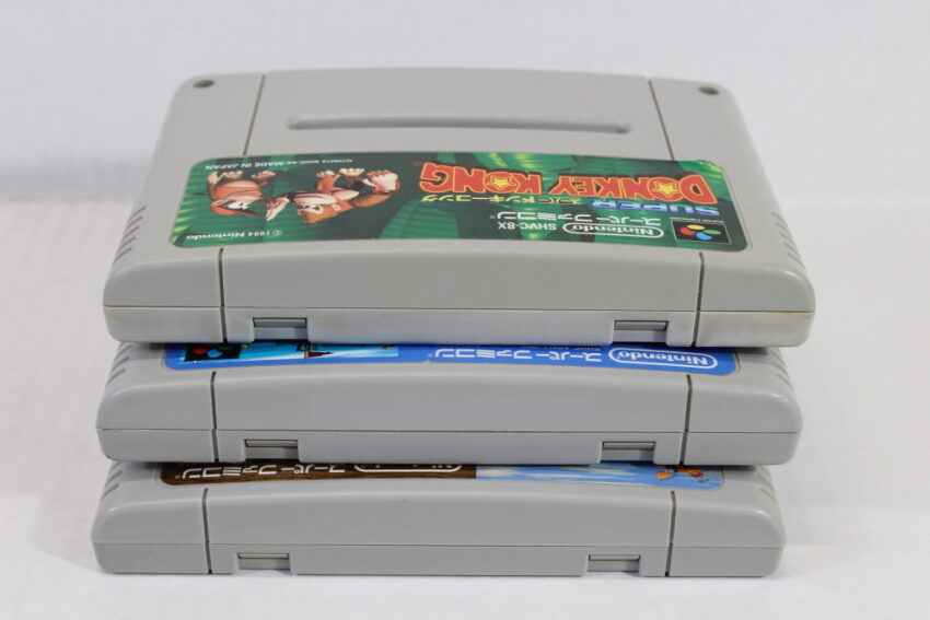 Lot of 3 Super Donkey Kong Country 1 2 3 (B) Nintendo Super Famicom SFC