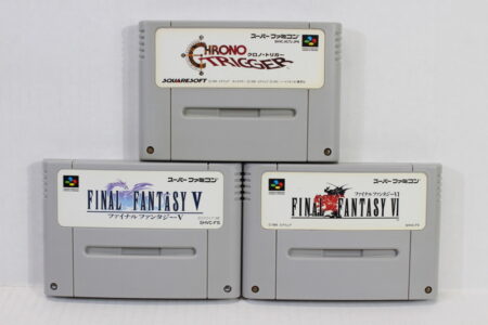 Lot of 3 Chrono Trigger & Final Fantasy V 5 VI 6 (B) Nintendo Super Famicom SFC