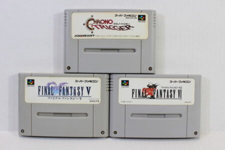 Lot of 3 Chrono Trigger & Final Fantasy V 5 VI 6 (B) Nintendo Super Famicom SFC