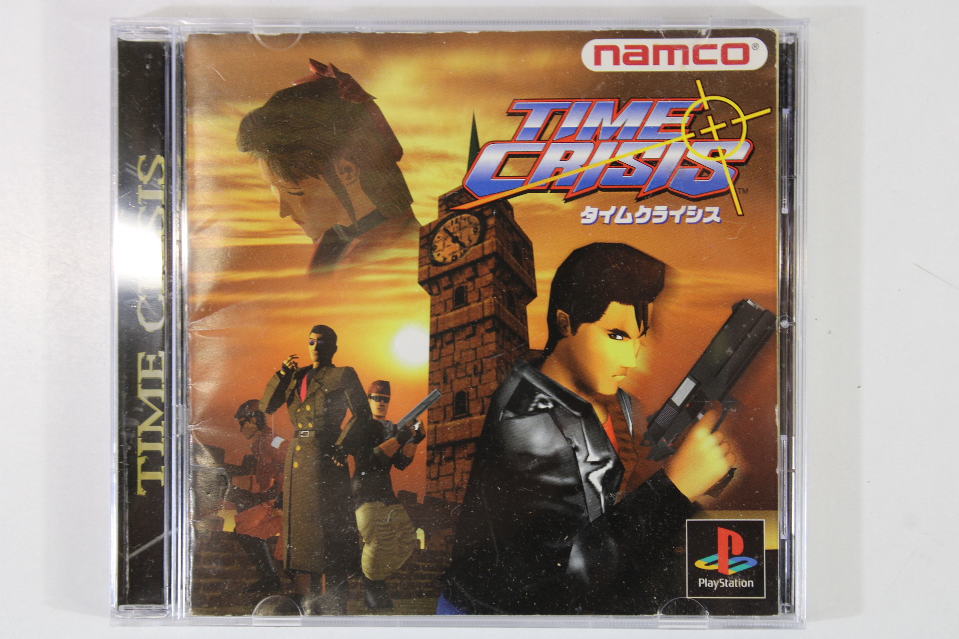 Namco NPC-103 GunCon Light Gun Controller With Time Crisis (B) Playstation PS1