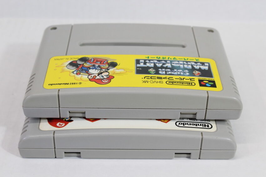 Lot of 2 Super Mario Kart & RPG (B) Nintendo Super Famicom SFC