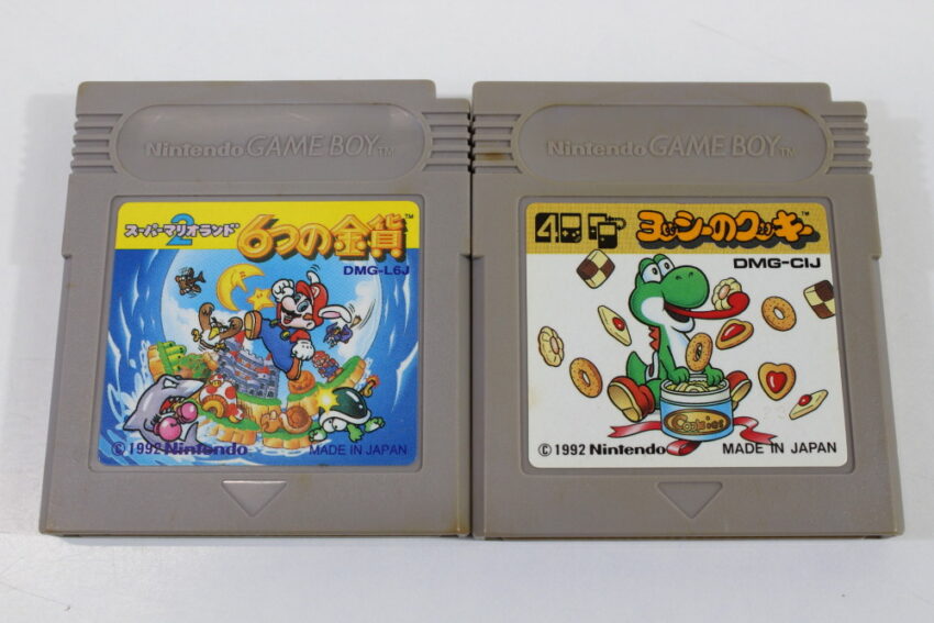 Lot of 2 Super Mario Land 2 6 Golden Coins & Yoshi's Cookie (B) Nintendo GameBoy GB
