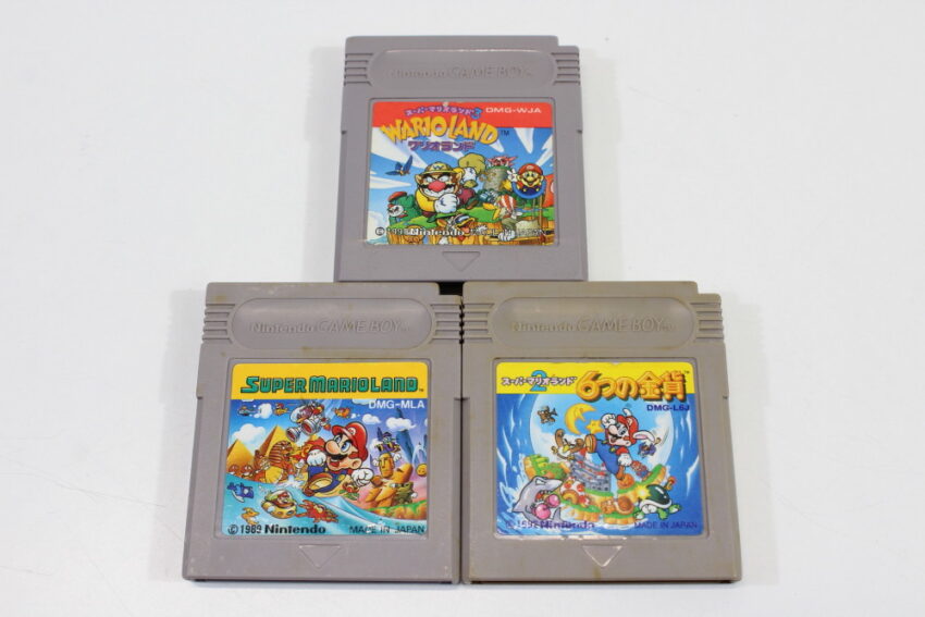 Lot of 3 Super Mario Land 1 2 6 Golden Coins & 3 Wario Land (B) Nintendo GameBoy GB