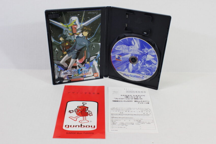 Lot of 2 Mobile Suit Gundam Seed & Unimon vs Z.A.F.T. CIB (B) SONY PlayStation 2 PS2