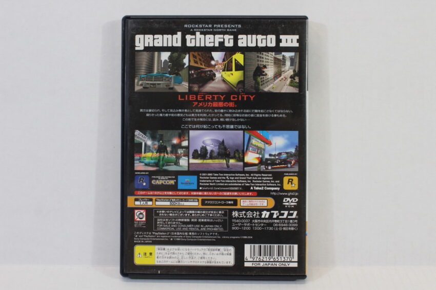 Grand Theft Auto III 3 Capcom Collection Best CIB (B) SONY PlayStation 2 PS2