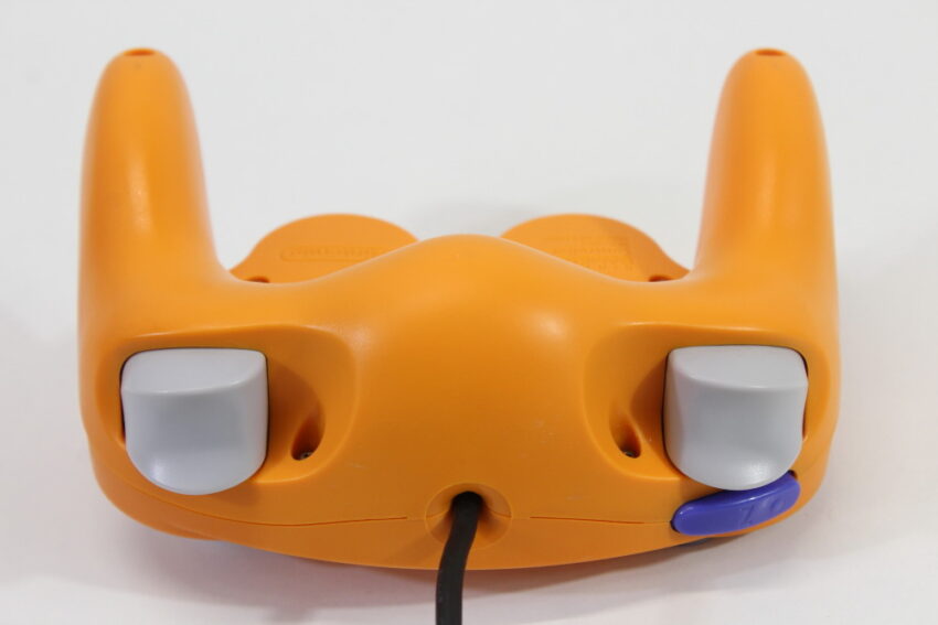 Official Nintendo Gamecube Controller Spice Orange (C Discolored Cord Damage) Nintendo GameCube GC