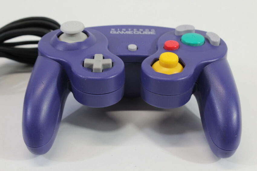 Official Nintendo Gamecube Controller Indigo Purple (C Cosmetic Wears) Nintendo GameCube GC