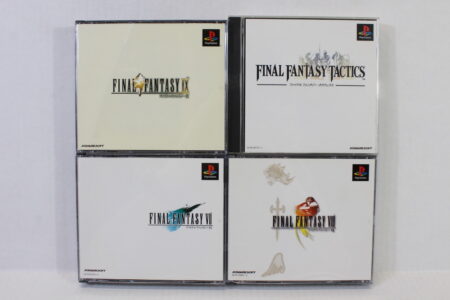 Lot of 4 Final Fantasy 7 8 9 VII VIII IX Tactics (B) SONY PlayStation 1 PS1