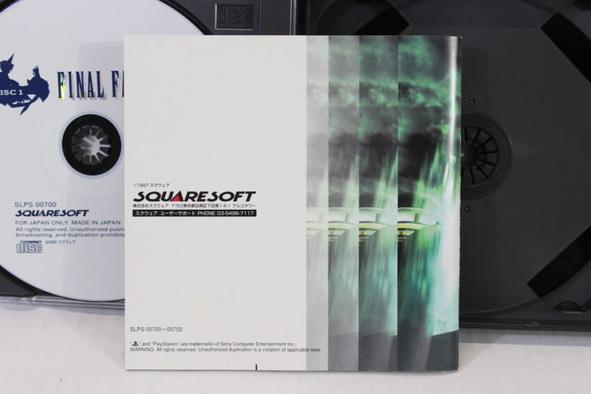 Lot of 4 Final Fantasy 7 8 9 VII VIII IX Tactics (B) SONY PlayStation 1 PS1