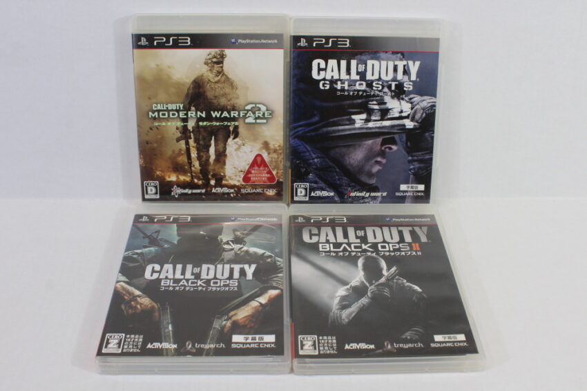 Lot of 2 Call of Duty Ghost Modern Warfare 2 Black Ops 1 II 2 CIB (B) SONY PlayStation 3 PS3