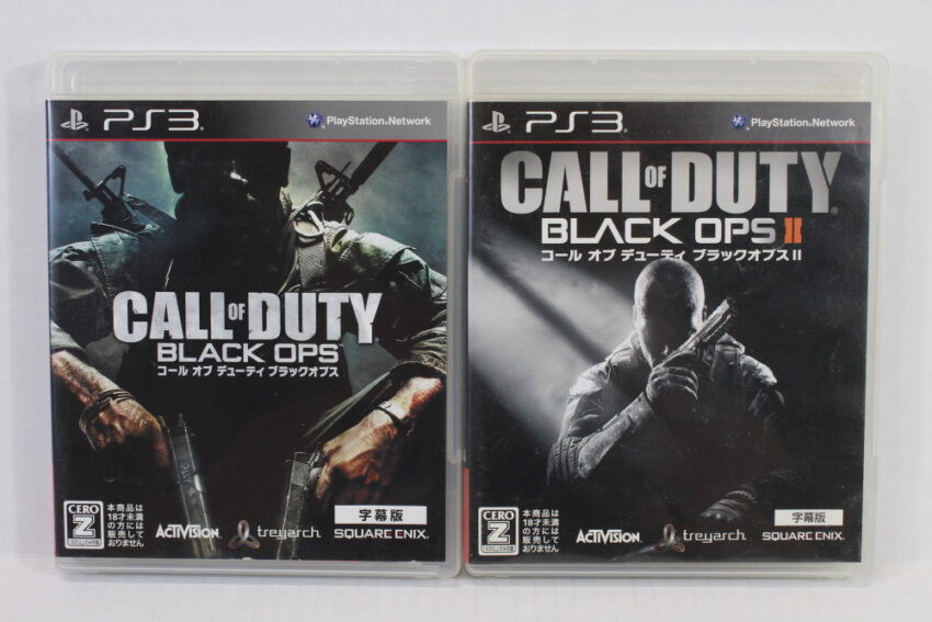 Lot of 2 Call of Duty Ghost Modern Warfare 2 Black Ops 1 II 2 CIB (B) SONY PlayStation 3 PS3