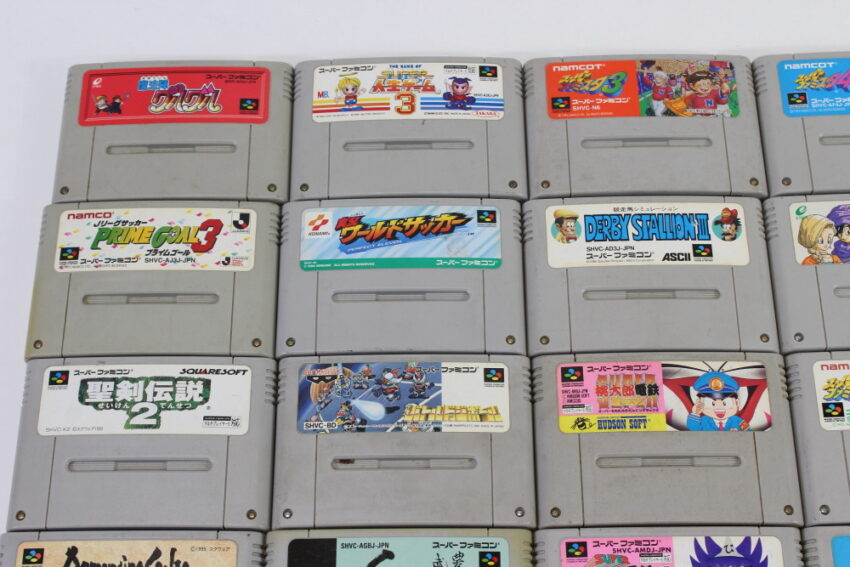 Wholesale Lot of 24 Nintendo Super Famicom Games SFC (Untested / Uncleaned)