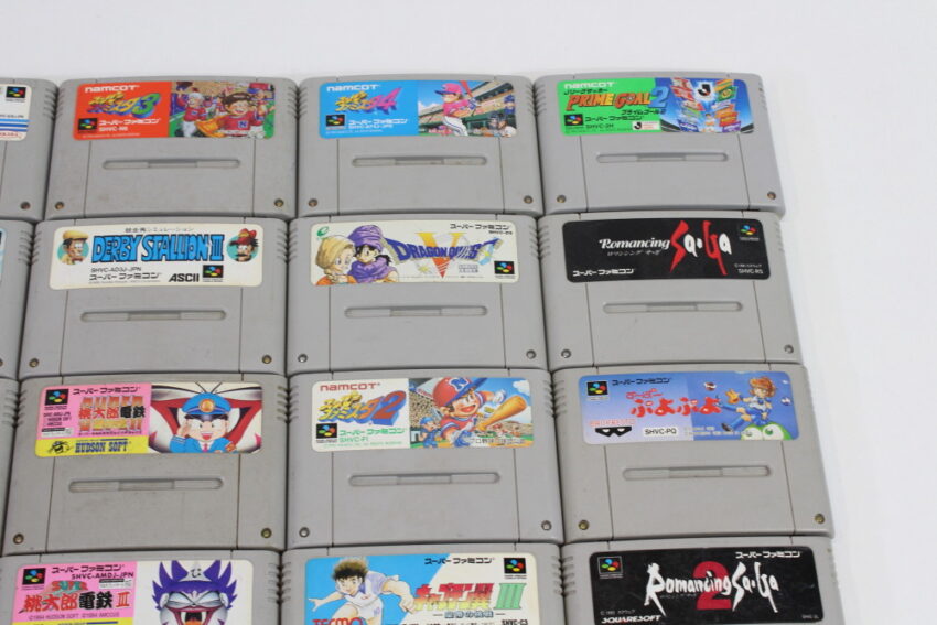 Wholesale Lot of 24 Nintendo Super Famicom Games SFC (Untested / Uncleaned)
