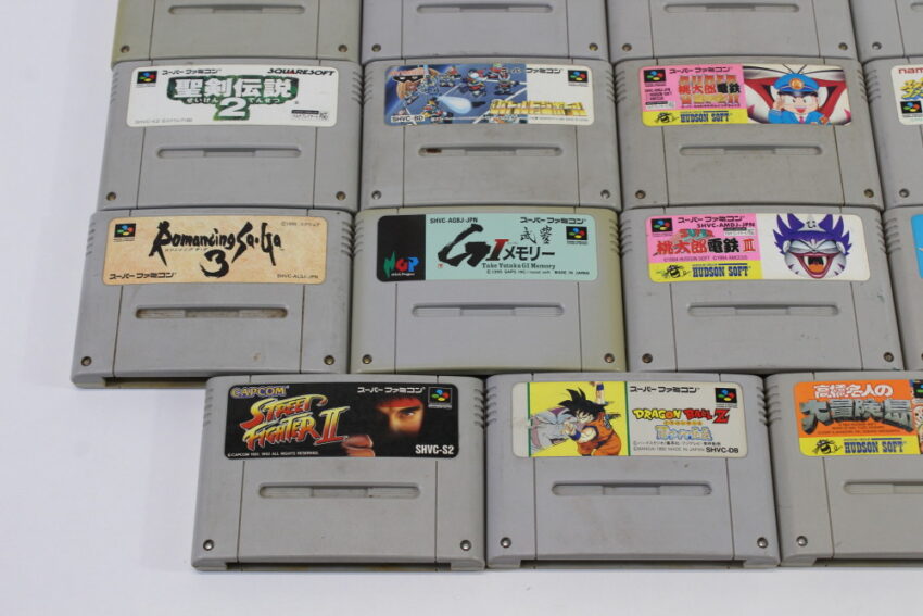 Wholesale Lot of 24 Nintendo Super Famicom Games SFC (Untested / Uncleaned)