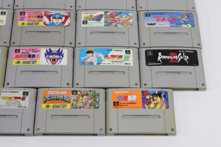 Wholesale Lot of 24 Nintendo Super Famicom Games SFC (Untested / Uncleaned)