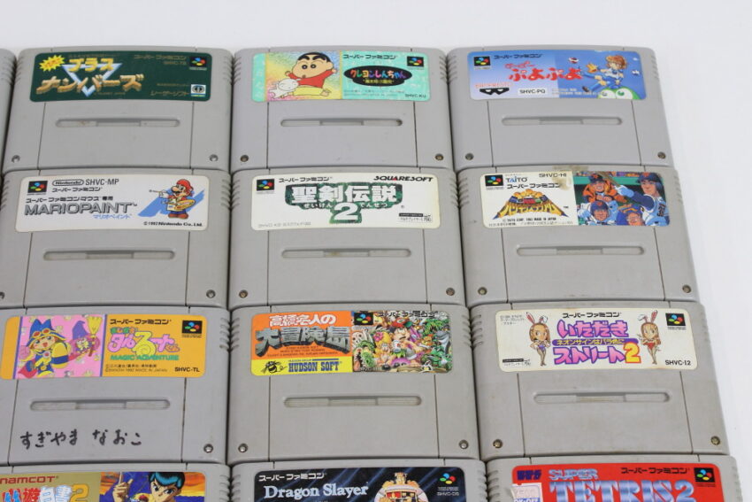 Wholesale Lot of 24 Nintendo Super Famicom Games SFC (Untested / Uncleaned)