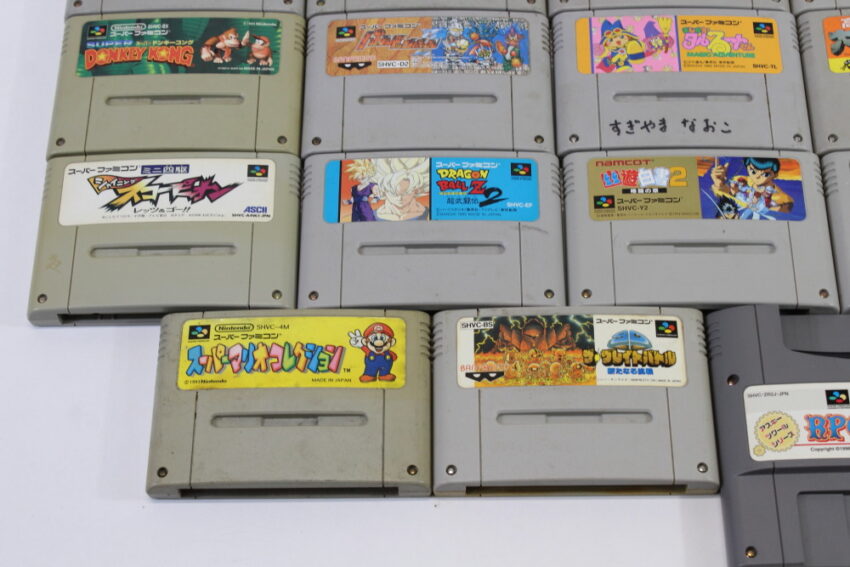 Wholesale Lot of 24 Nintendo Super Famicom Games SFC (Untested / Uncleaned)