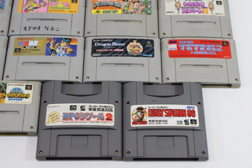Wholesale Lot of 24 Nintendo Super Famicom Games SFC (Untested / Uncleaned)