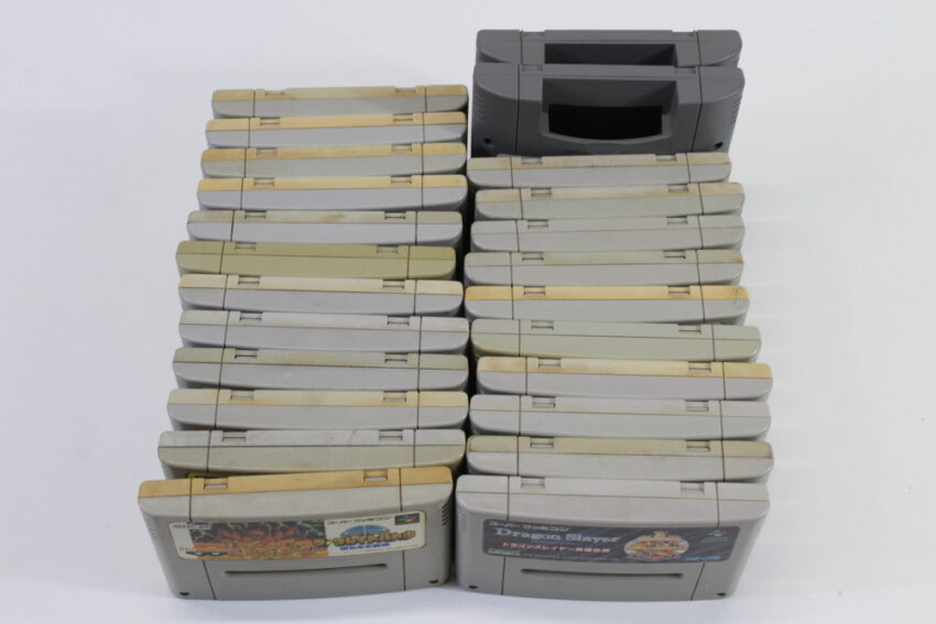 Wholesale Lot of 24 Nintendo Super Famicom Games SFC (Untested / Uncleaned)