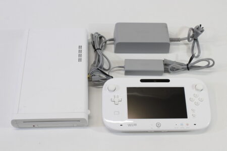 Nintendo Wii U White Console 32GB WUP-101(01) Gamepad WUP-010 Charger WUP-011(JPN) AC Adapter WUP-002(JPN) (B) Nintendo Wii U