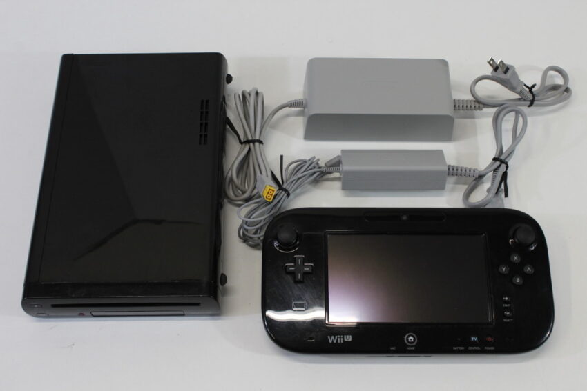 Nintendo Wii U Black Console 32GB WUP-101(01) Gamepad WUP-010 Charger WUP-011(JPN) AC Adapter WUP-002(JPN) (B) Nintendo Wii U