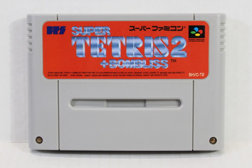SUPER TETRIS 2 + Bombliss (B) Nintendo Super Famicom SFC