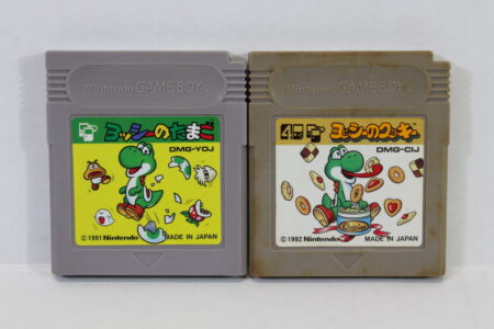 Lot of 2 Yoshi no Cookie & Tamago Yoshi's Egg (B) Nintendo GameBoy GB