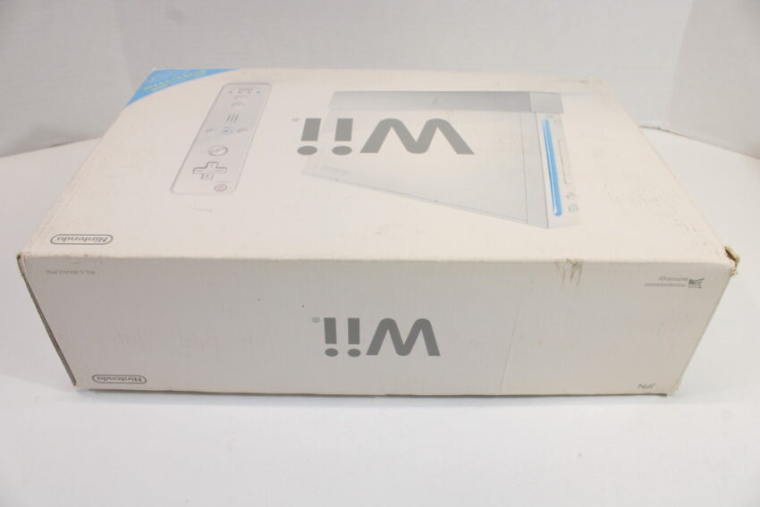 Boxed Nintendo Wii White Console With Wii Party (B)