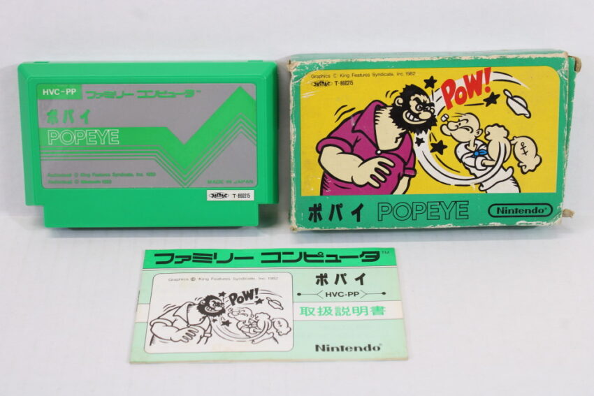 Popeye CIB Boxed (B) Nintendo Famicom FC