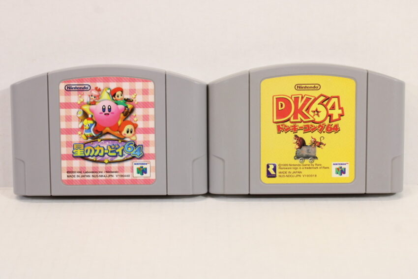 Lot of 2 Kirby Crystal Shards & Donkey Kong 64 (B) Nintendo 64 N64
