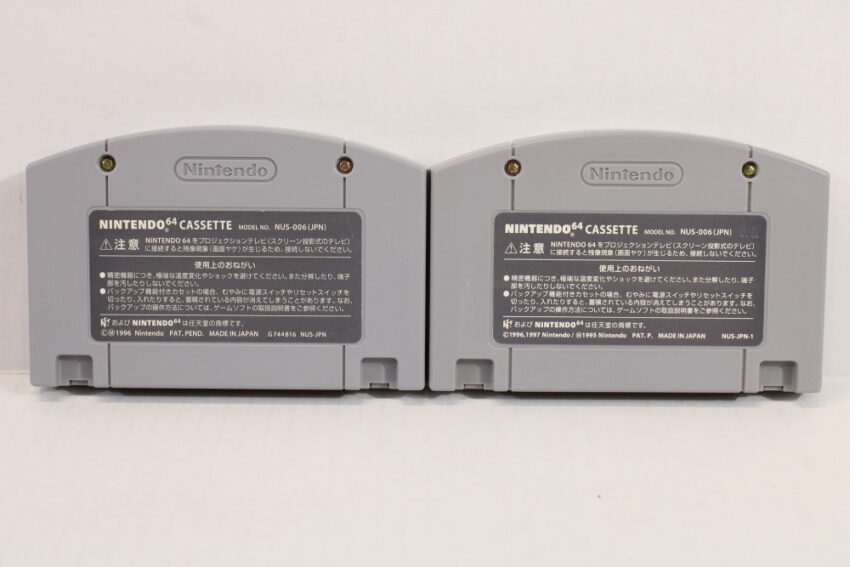 Lot of 2 Star Wars Shadows of the Empire & Ogre Battle Faded Labels (C) Nintendo 64 N64