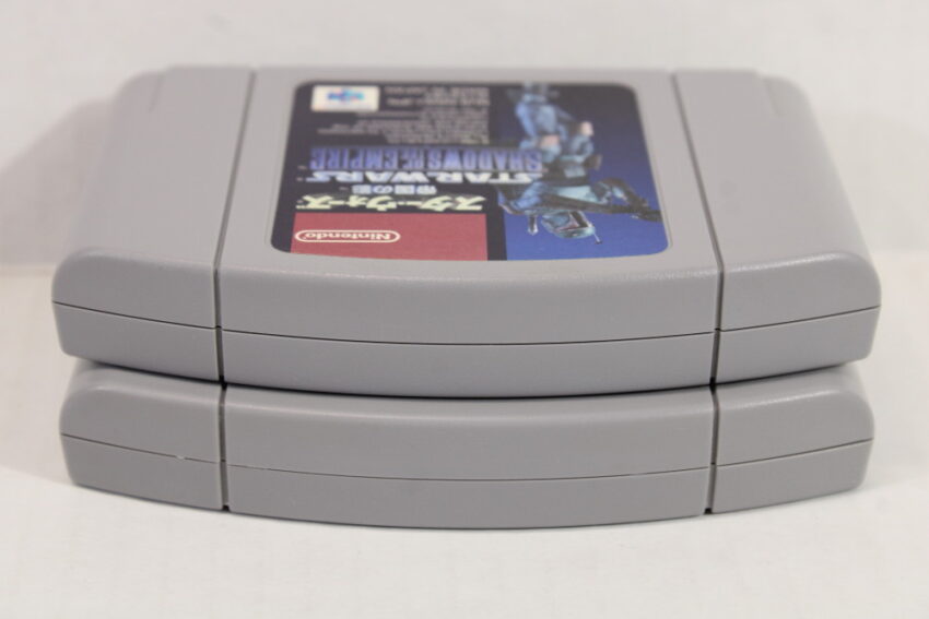 Lot of 2 Star Wars Shadows of the Empire & Ogre Battle Faded Labels (C) Nintendo 64 N64