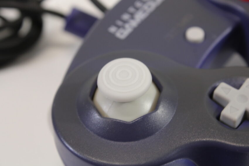 Official Nintendo Gamecube Controller Indigo Purple Discolored GC (C)