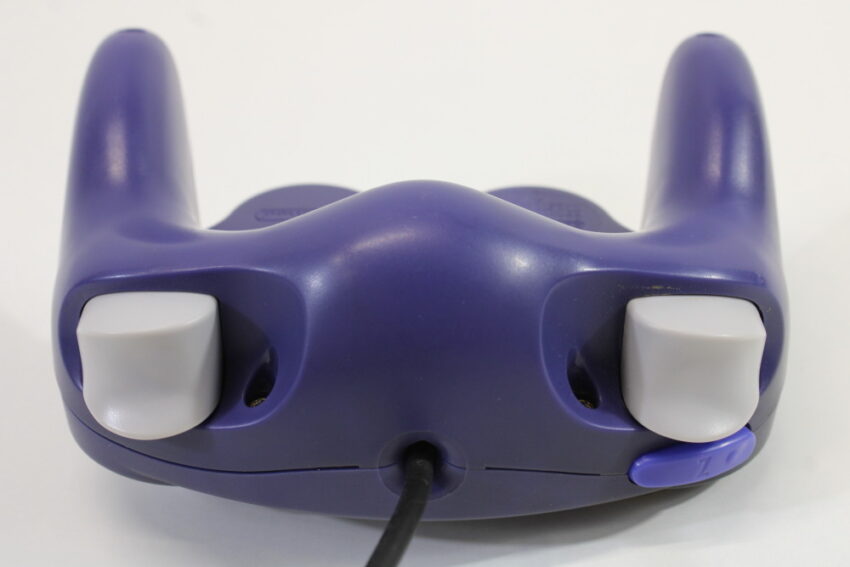 Official Nintendo Gamecube Controller Indigo Purple Discolored GC (C)