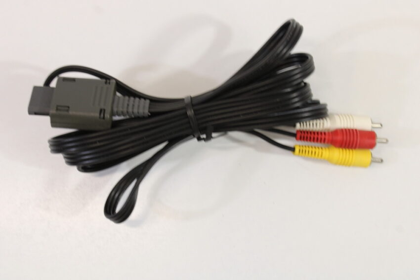 OEM Nintendo RCA AV Cable GC SNES N64 SFC Discolored (C)