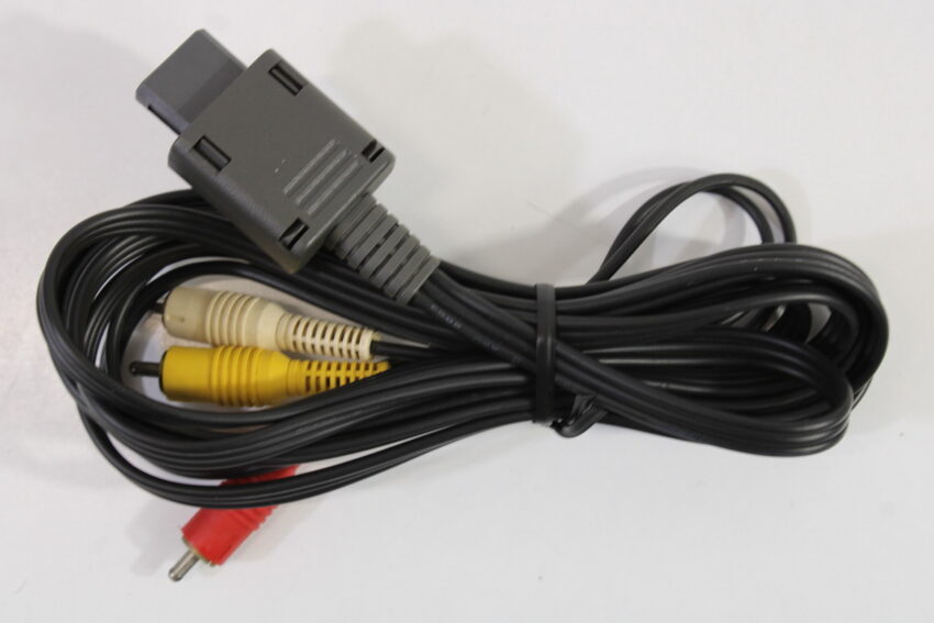OEM Nintendo RCA AV Cable GC SNES N64 SFC Discolored (C)