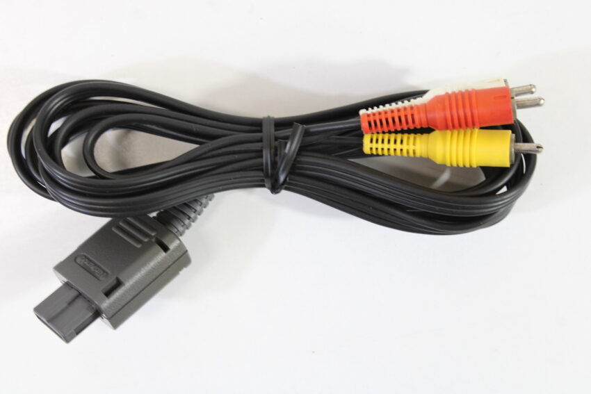 OEM Nintendo RCA AV Cable GC SNES N64 SFC Discolored (C)