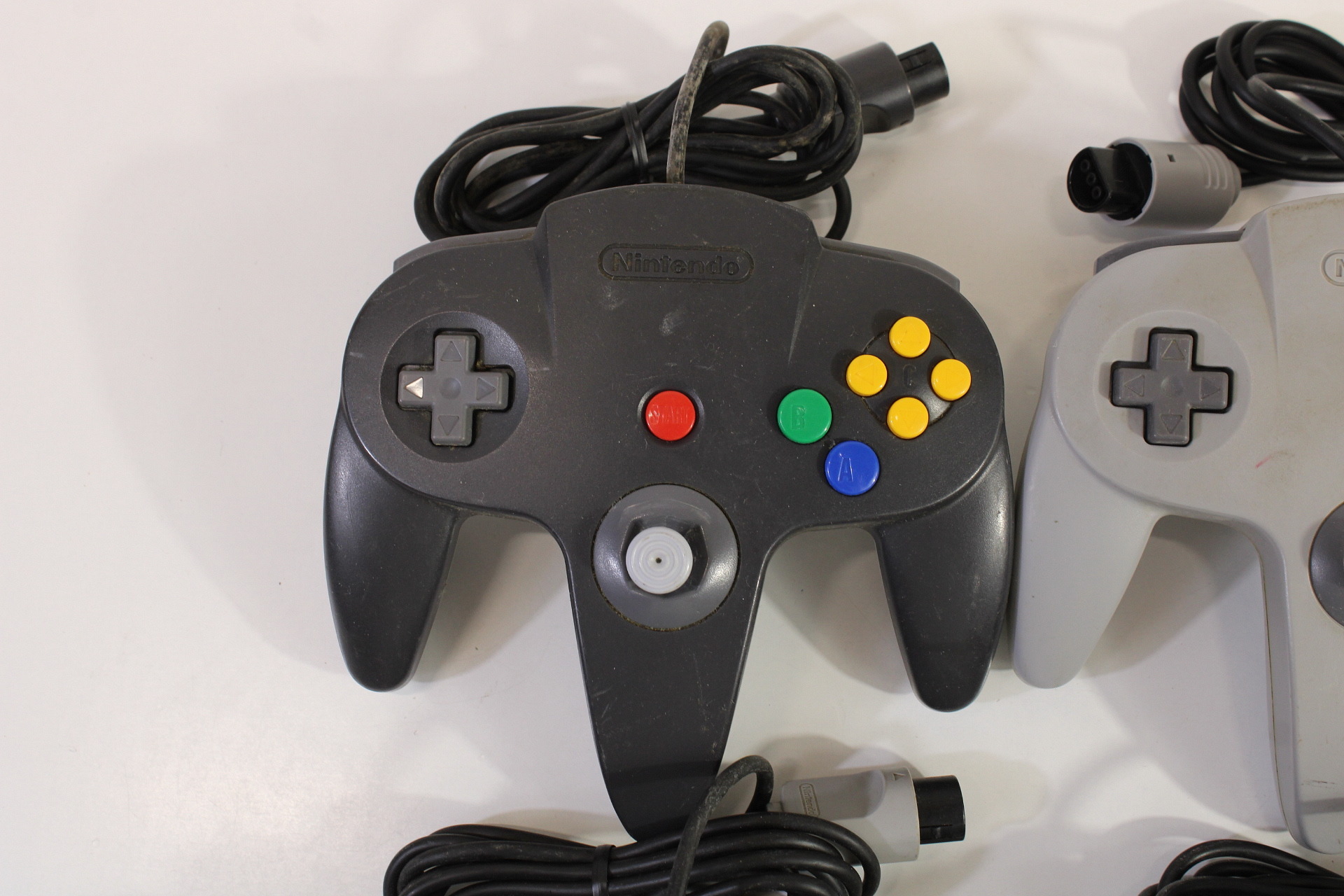Lot of 4 Official Nintendo 64 Controller Loose Stick (UNTESTED AS IS) N64