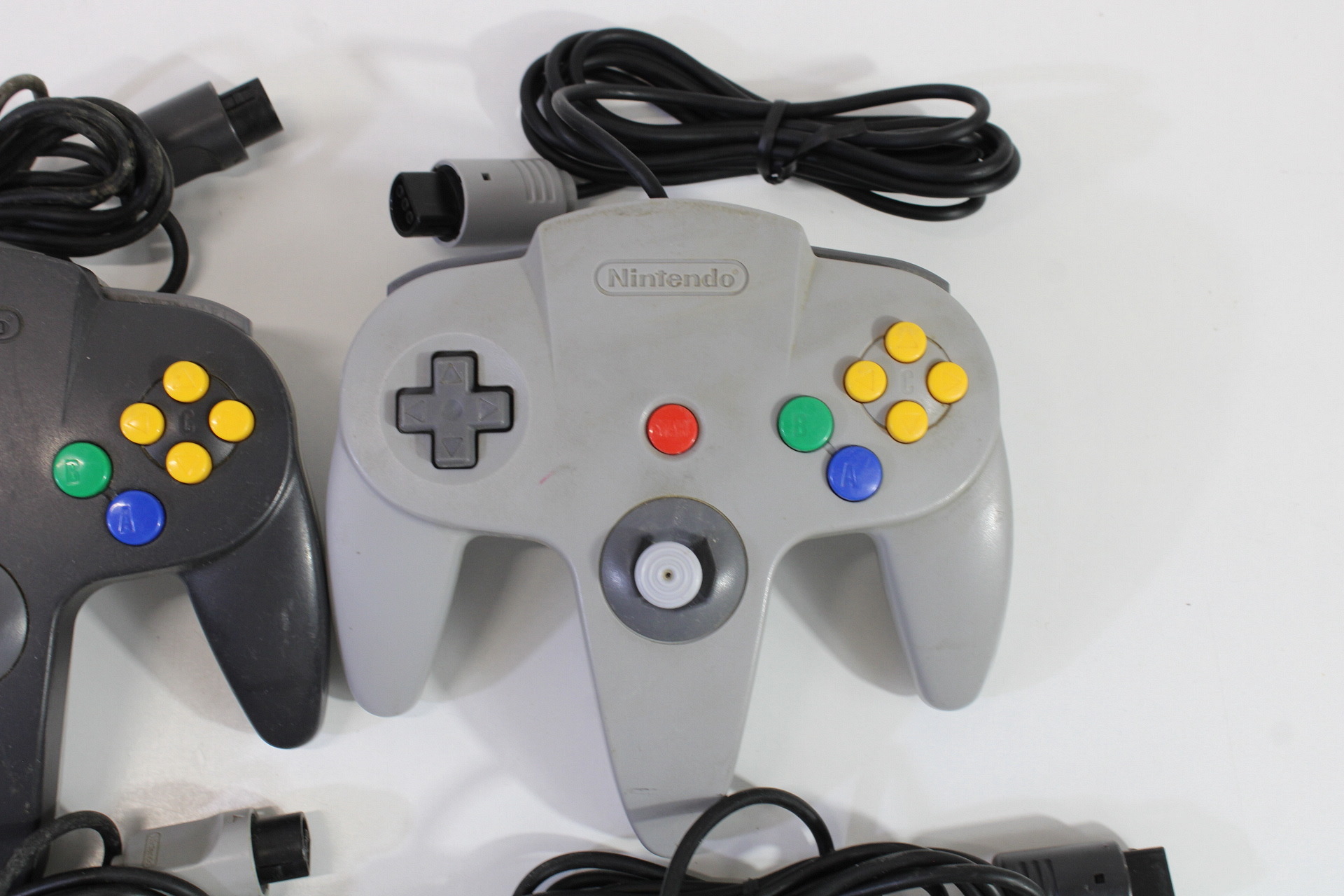 Lot of 4 Official Nintendo 64 Controller Loose Stick (UNTESTED AS IS) N64